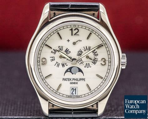 patek philippe complications annual calendar 5146g-001|Patek Philippe Complicated Annual Calendar 18kt White Gold.